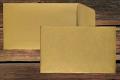[350121] Versandtaschen 65x105 mm Nassklebend Metallic Gold Rush 120 g/qm